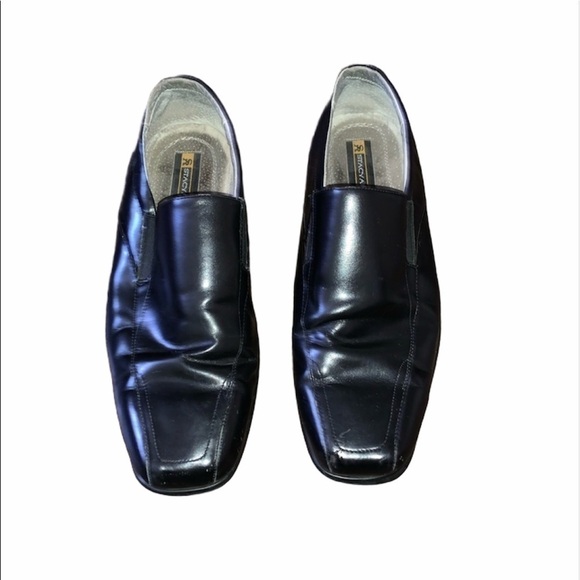 STACY ADAMS Black Slip On Loafer Dress Shoes size 9 - Picture 2 of 9